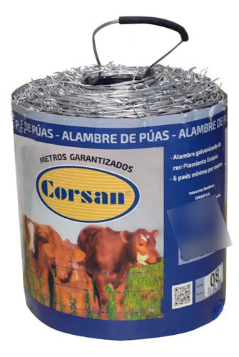 Alambre Púas Galvanizado C16.5 x 400m