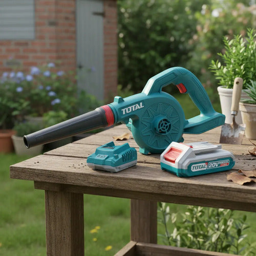 Sopladora Inalámbrica 20V Total + Batería + Cargador UTABLI20781
