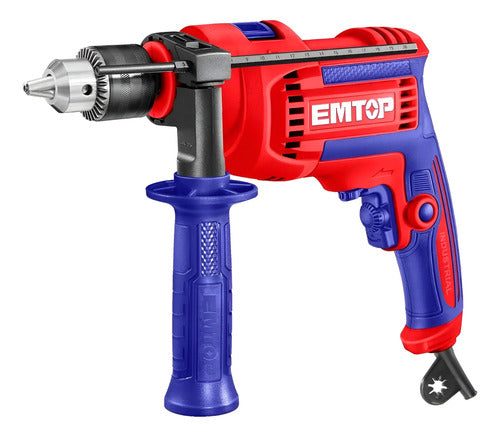 Taladro Percutor 1/2" 710W Velocidad Variable EMTOP ULMDL0716