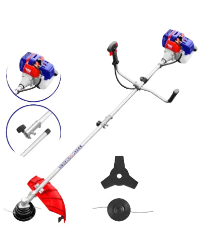 Guadañadora Podadora 2hp A Gasolina 43cc + Cuchilla + Yoyo Emtop