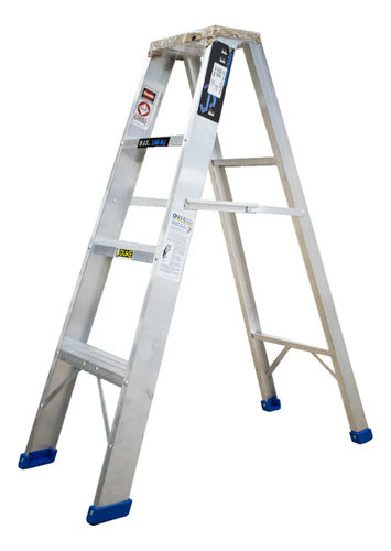 Escalera Aluminio 4 Pasos T-1 180Kg Uduke HT1313N