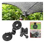 Polisombra Negra 80%, 4m X 20m Largo + 50 Broches Plasticos