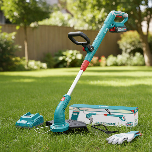 Guadañadora Desmalezadora Inalámbrica Total + Accesorios Turquesa