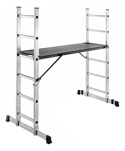Escalera Multiposiciones Tipo Andamio 1.45m 150Kg Uduke HT3170