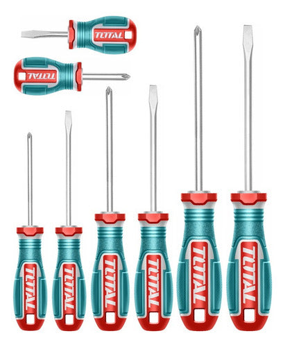 Destornilladores Imantados x8 Pzs Total TKSDS0826