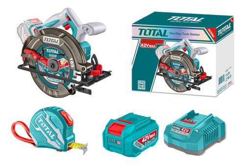 Sierra Circular Inalámbrica 7-1/4" 42V Total + Batería 2.5Ah + Cargador UTSLI4218511