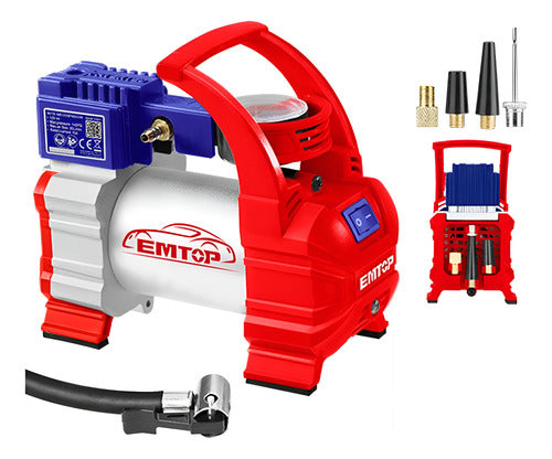 Compresor Aire 12V 140PSI EMTOP EAAC3501