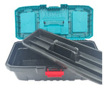 Caja Herramienta 14 Plastica Total (tpbx0141) Color Turquesa