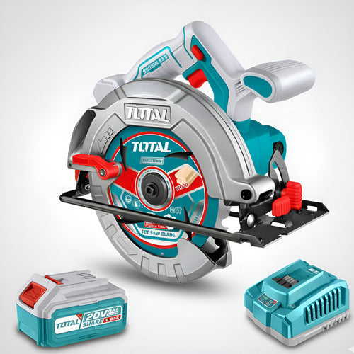 Sierra Circular Inalambrica Total Incluye Bateria 5ah Turquesa 50 Hz/60 Hz