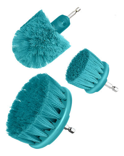 Cepillos Limpieza x3 Pzs para Taladro Total TACM3001