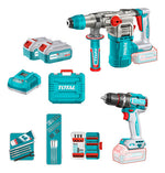 Combo Total 20v Taladro Impacto + Rotomartillo Sds