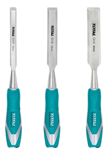 Formones Madera 12-19-25mm x3 Pzs Total THT41K0302