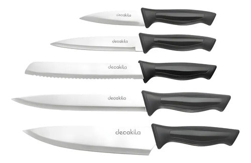 Juego Cuchillos Cocina x5 Piezas Decakila KMTT110B