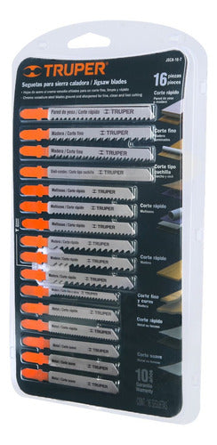 Seguetas Zanco T Sierra Caladora x16 Pzs Truper 16705