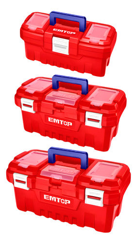 Caja Herramientas x3 Pzs 14"/17"/20" EMTOP EPBXK0301