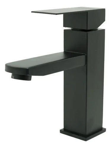 Llave Lavamanos Monocontrol Negra Uduke HT2030