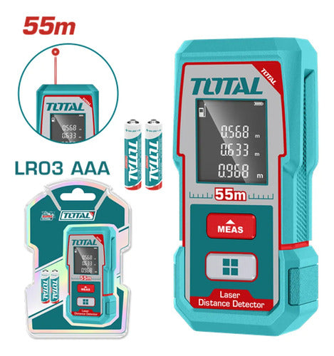 Medidor Distancia Láser 55m Total TMT550166