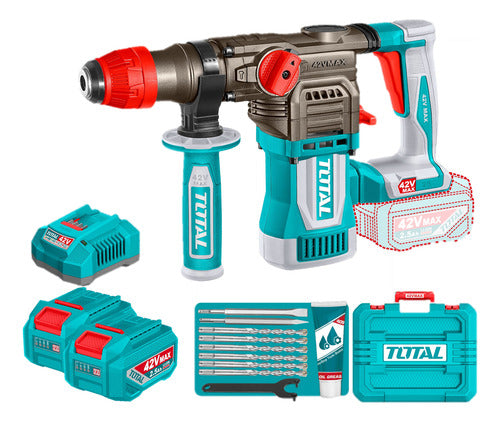 Rotomartillo SDS Plus 1-1/8" 42V 4.5J Total + 2 Baterías 2.5Ah + Cargador UTRHLI422882