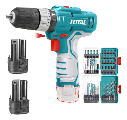 Taladro Inalámbrico 3/8" 12V 20Nm Total + 2 Baterías 2.0Ah UTOSLI241197
