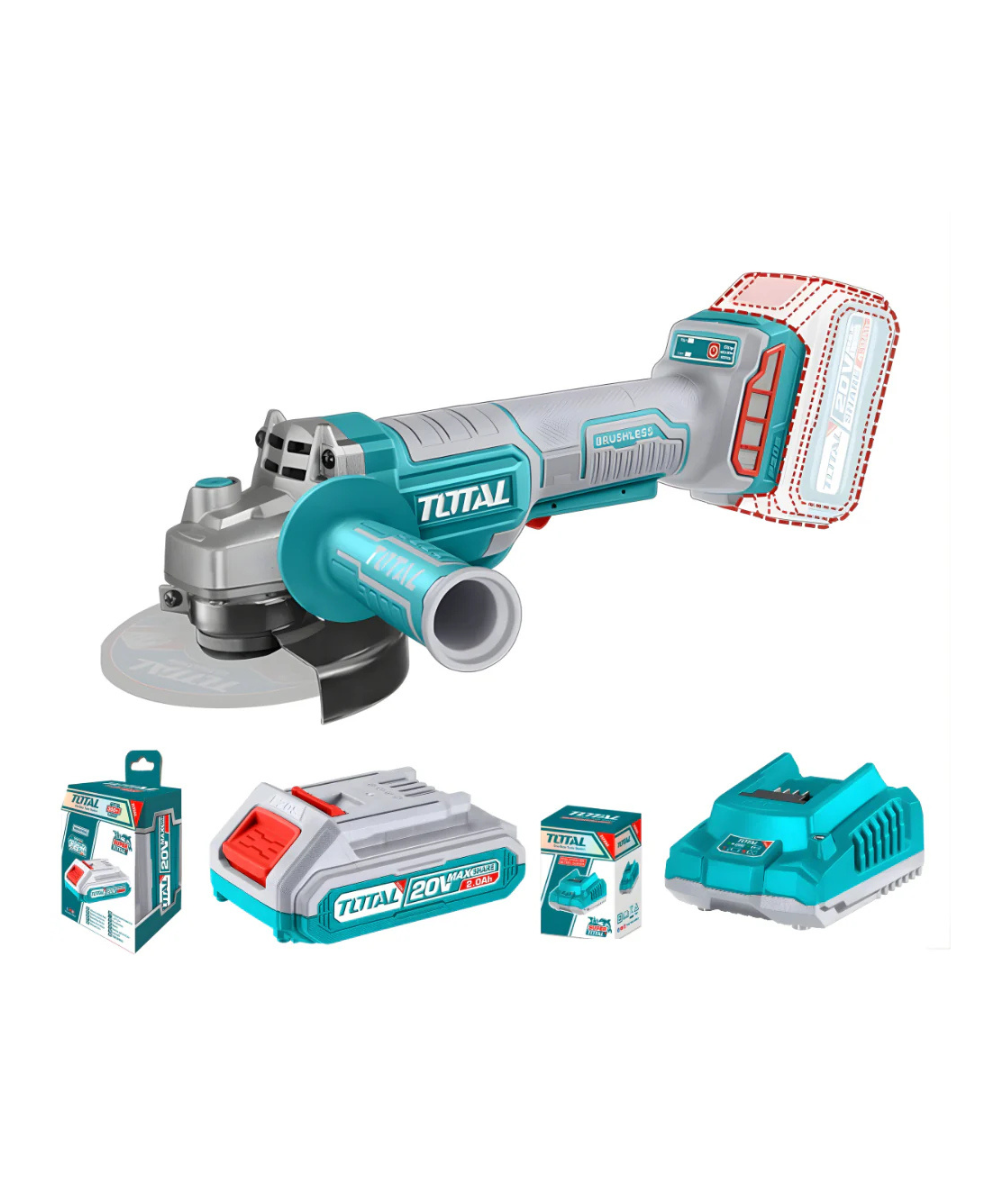 Pulidora 4-1/2" 20V Total + Batería 2.0Ah UTAGLI21154