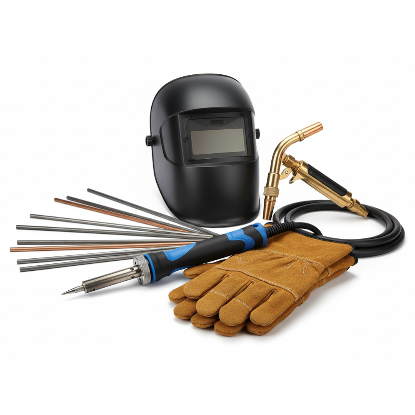 dame una imagen para la coleccion soldadores, debe ser una imagen con fondo blanco, sin logos ni textos que represente la coleccion. 