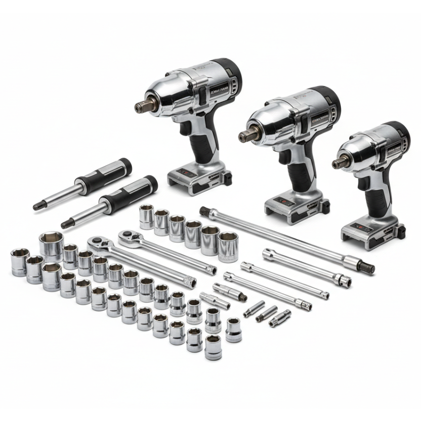 dAME UNA IMAGEN QUE REPRESENTE, LA COLLECCION APRA EL MECANICO AQUI PONDREMOS, LLAVES D EIMAPTO, ATORNILLADORES DE IMPACTO, COPAS, ETC, LA IMAGEN DEBE SER EN FONDO BLANCO, SIN LOSGOS Y LETRAS 